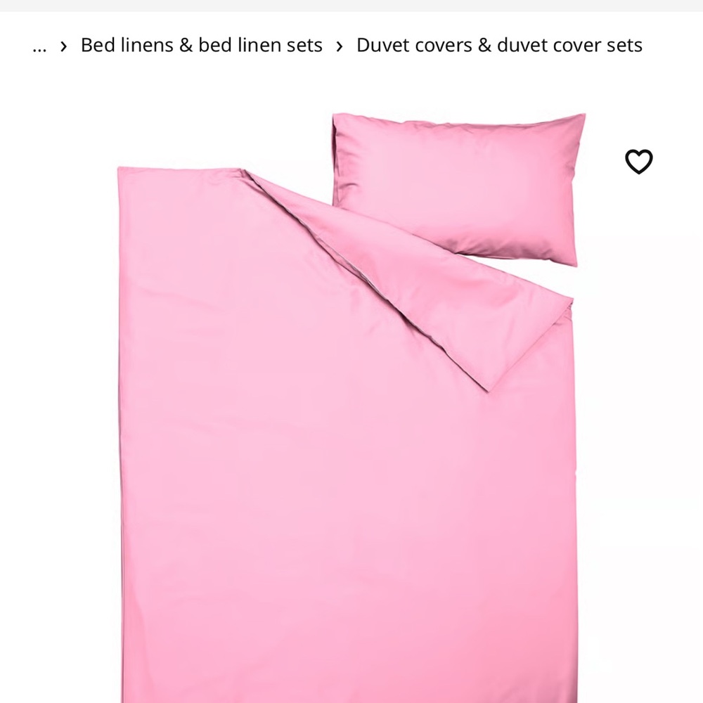 Pink Duvet Cover Set